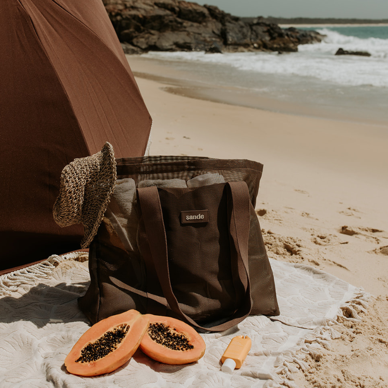 PRE-ORDER Beach Hauler™ - Mini Beach Bag – Espresso