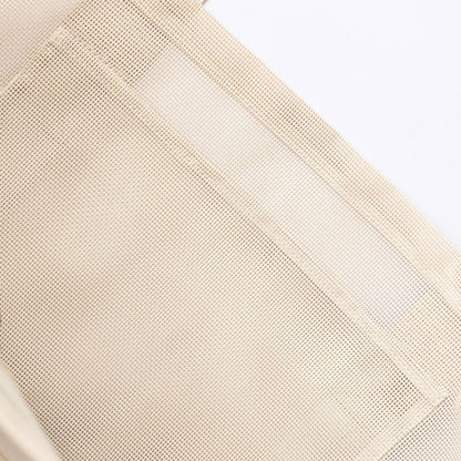 Close-up of the Sande Kids Oversized Beach Hauler mesh beach bag, featuring a large internal mesh pocket designed for optimal organization, allowing you to separate wet swimmers from dry towels for convenient beach outings.