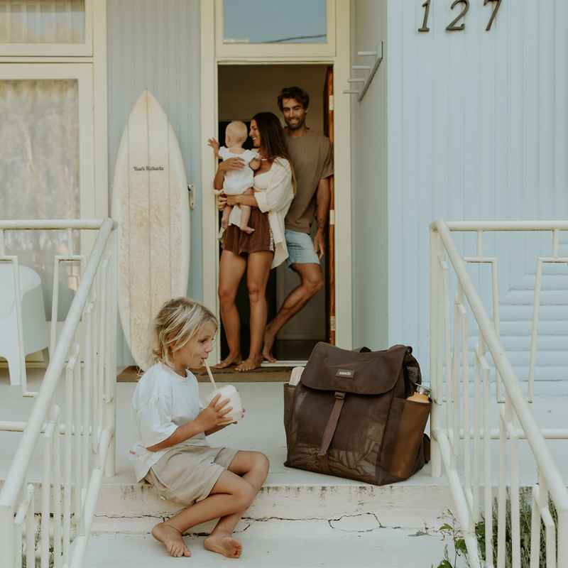 Beach Hauler™ Mesh Backpack - Espresso