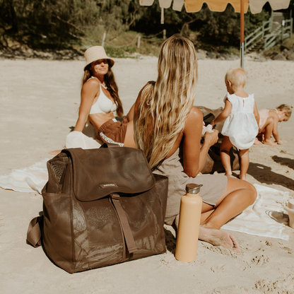 Beach Hauler™ Mesh Backpack - Espresso