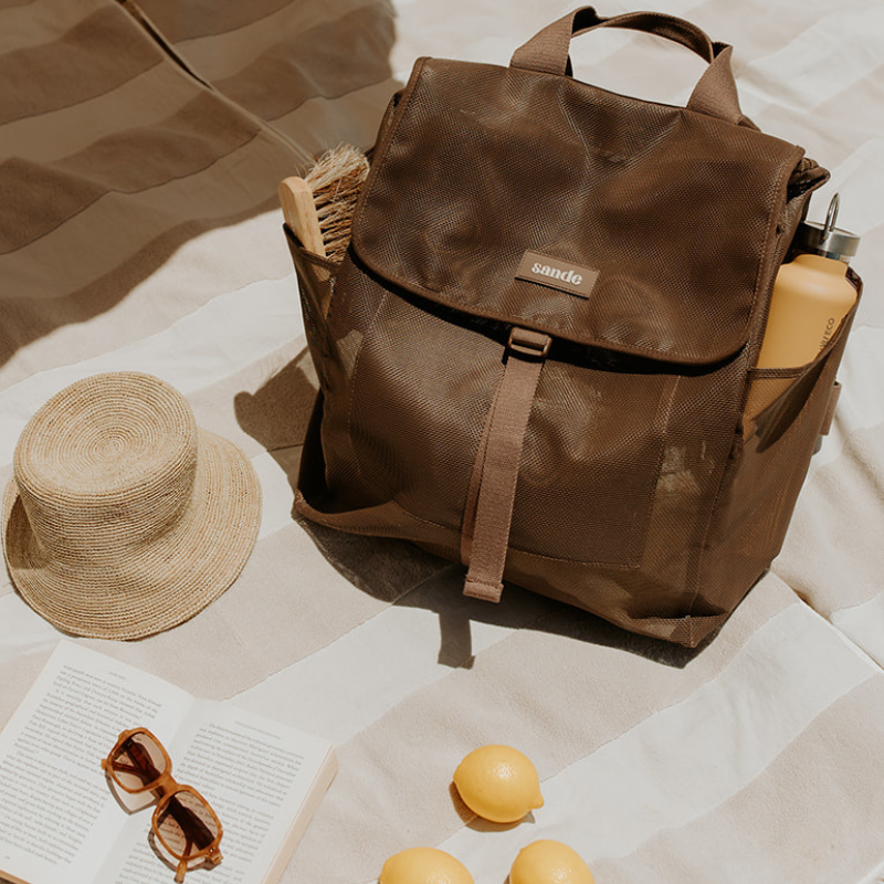 Beach Hauler™ Mesh Backpack - Espresso