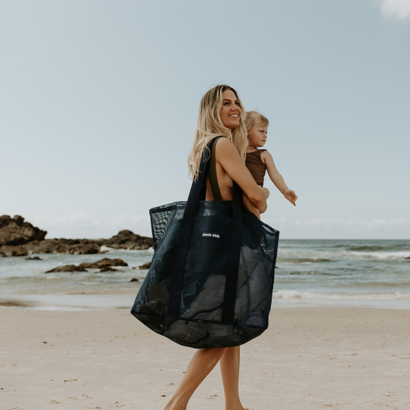 Mesh beach bag australia sale